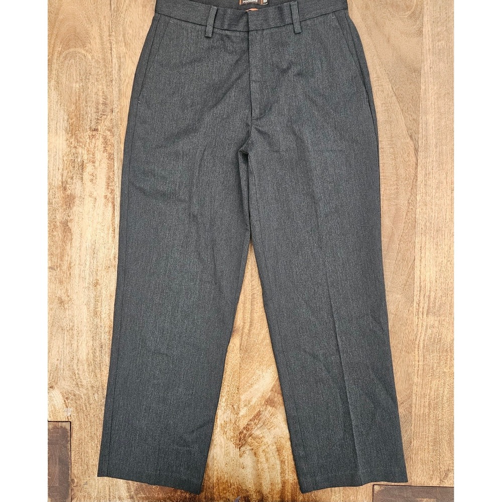 Dockers D3 Pants Mens 31x30 Gray Classic Fit Straight Leg Classic Design Preppy